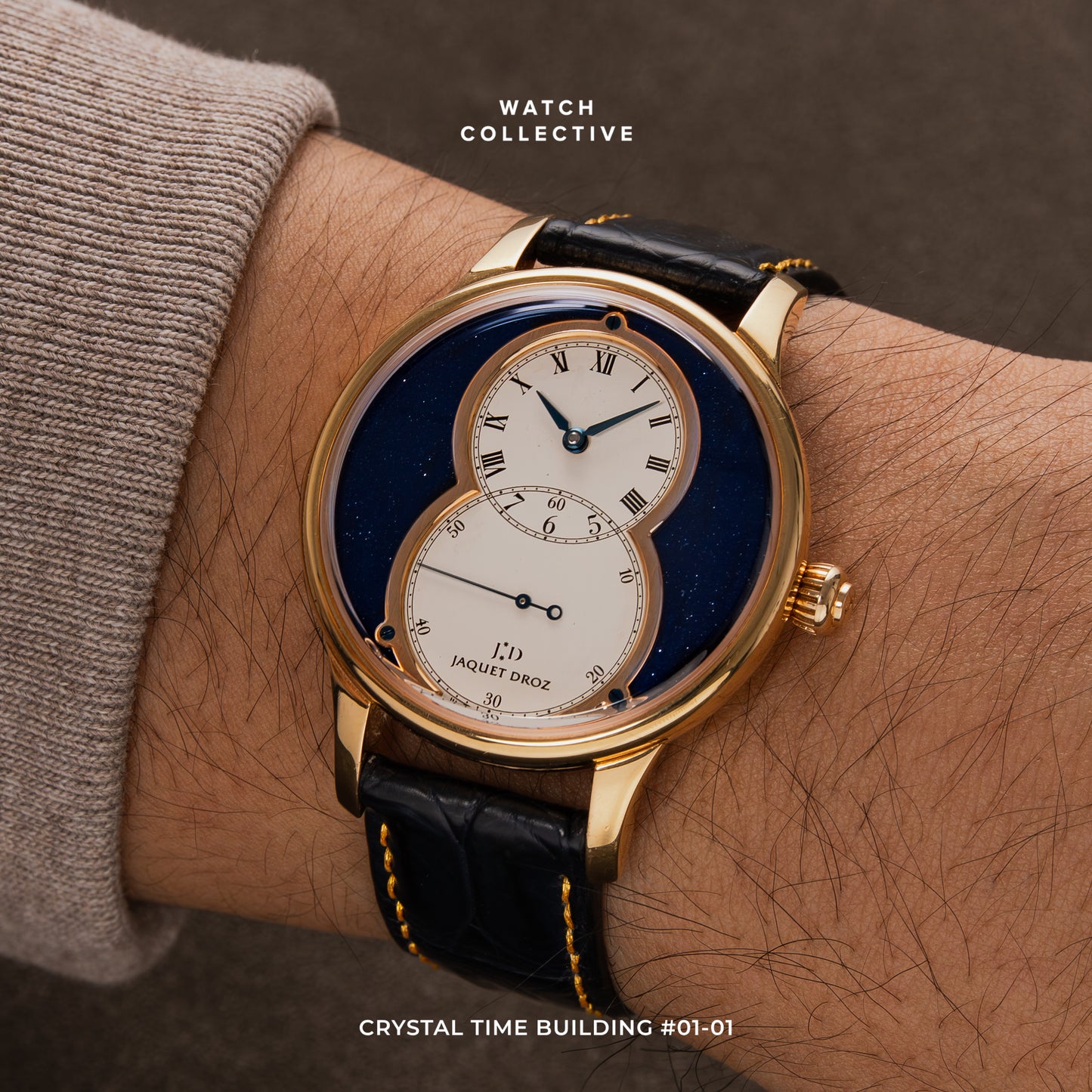 Jaquet Droz Grande Seconde Circled 18k Rose Gold 43mm automatic (8 piece limited)
