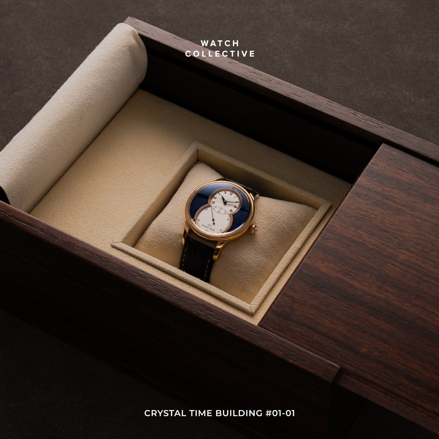 Jaquet Droz Grande Seconde Circled 18k Rose Gold 43mm automatic (8 piece limited)