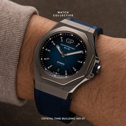 Girard-Perregaux Laureato Automatic Titanium 44mm rubber strap