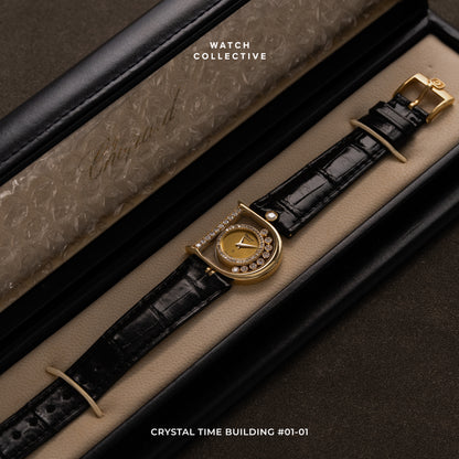 Chopard Happy Diamonds 18k Yellow gold 25mm quartz