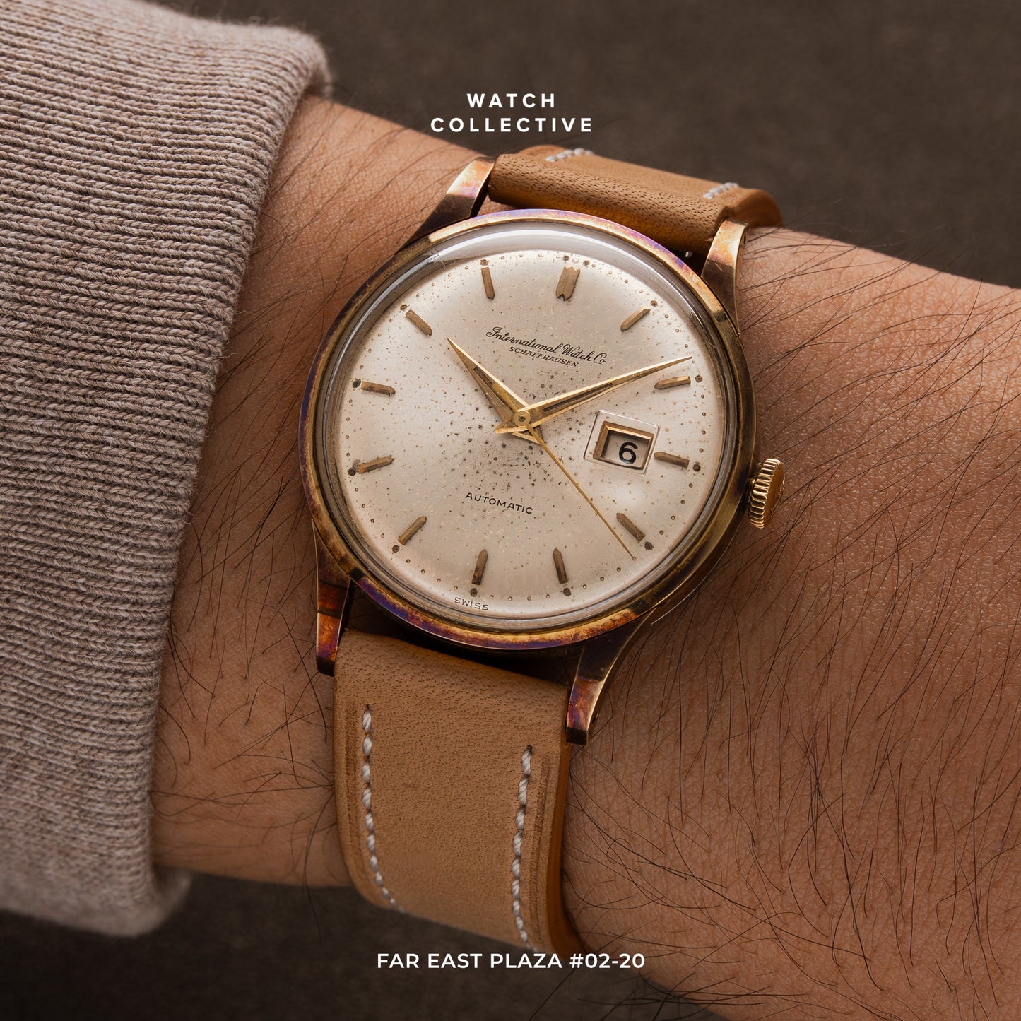 IWC Cal 8531 Automatic With Date 18k Yellow Gold