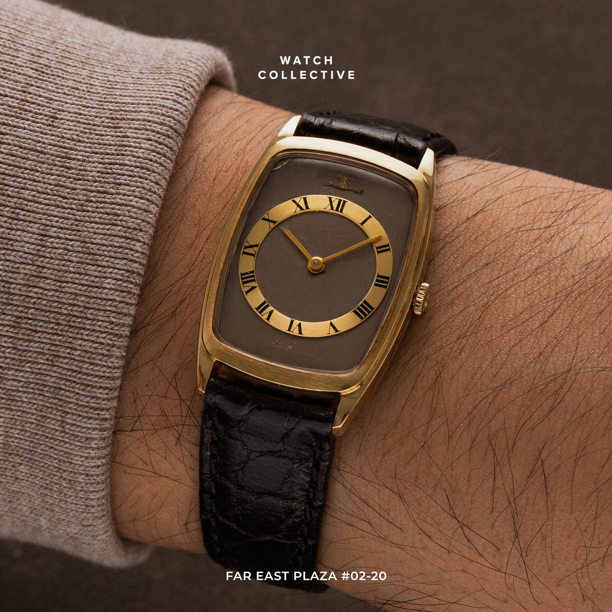 Jaeger-LeCoultre Vintage Dress Watch on leather strap manual winding 25mm 9043