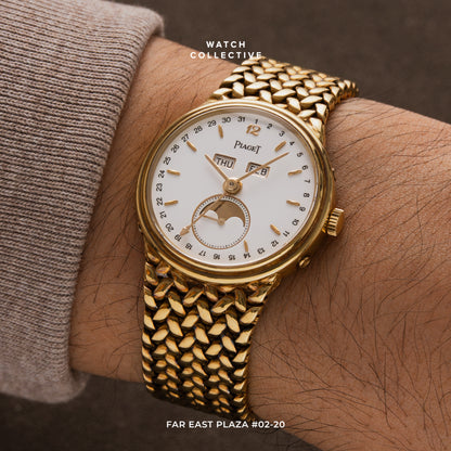 Piaget Triple Calendar 18k Yellow Gold 33mm Manual 15908 D 8S