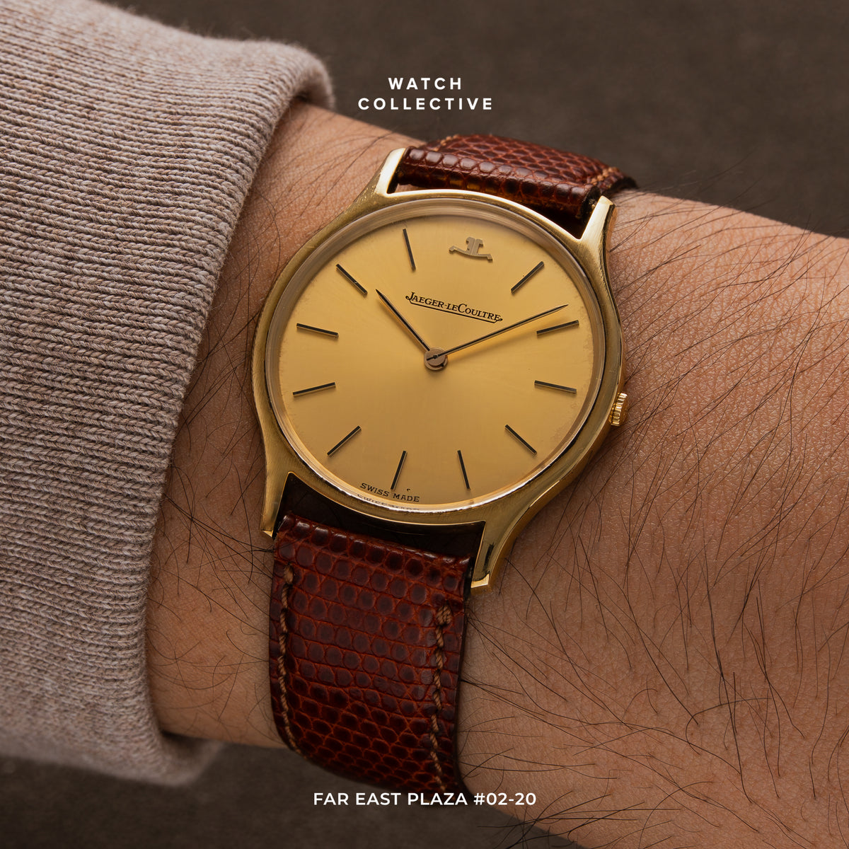 Jaeger Le-Coultre Ultra Thin 18K Yellow Gold 446421