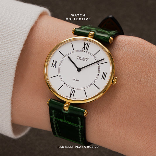 Van Cleef & Arpels 18k Yellow Gold 30mm quartz 18101