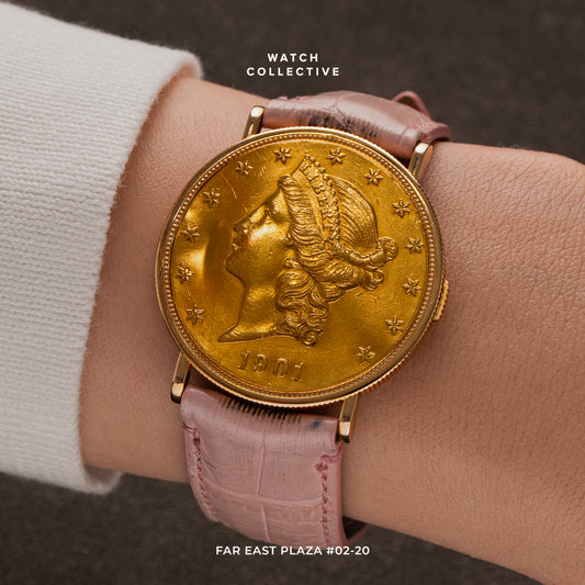 Piaget Coin watch 18k Yellow gold 34mm manual 17600