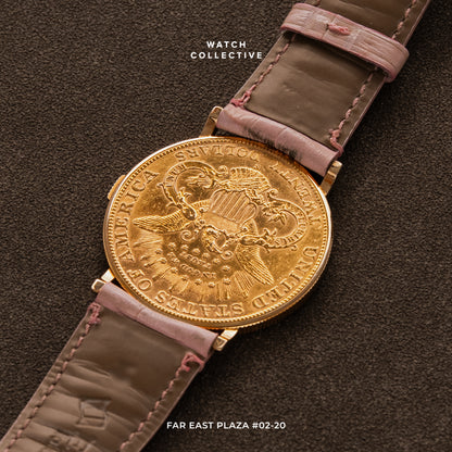 Piaget Coin watch 18k Yellow gold 34mm manual 17600