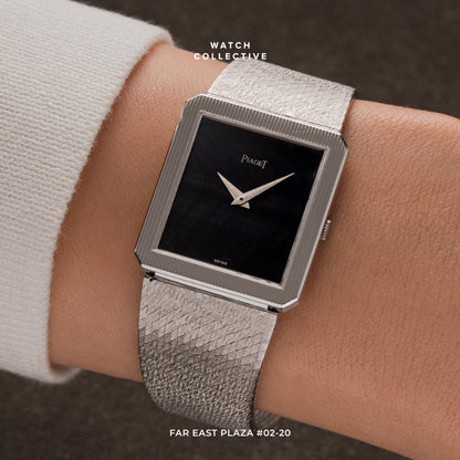 Piaget Protocol Falcon Eye 18k White Gold 25x28mm Manual 9154