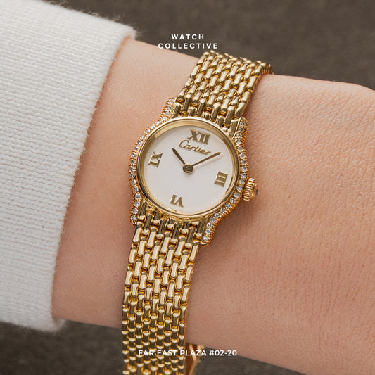 Cartier Victoria 18K Yellow Gold 20mm Quartz 0499