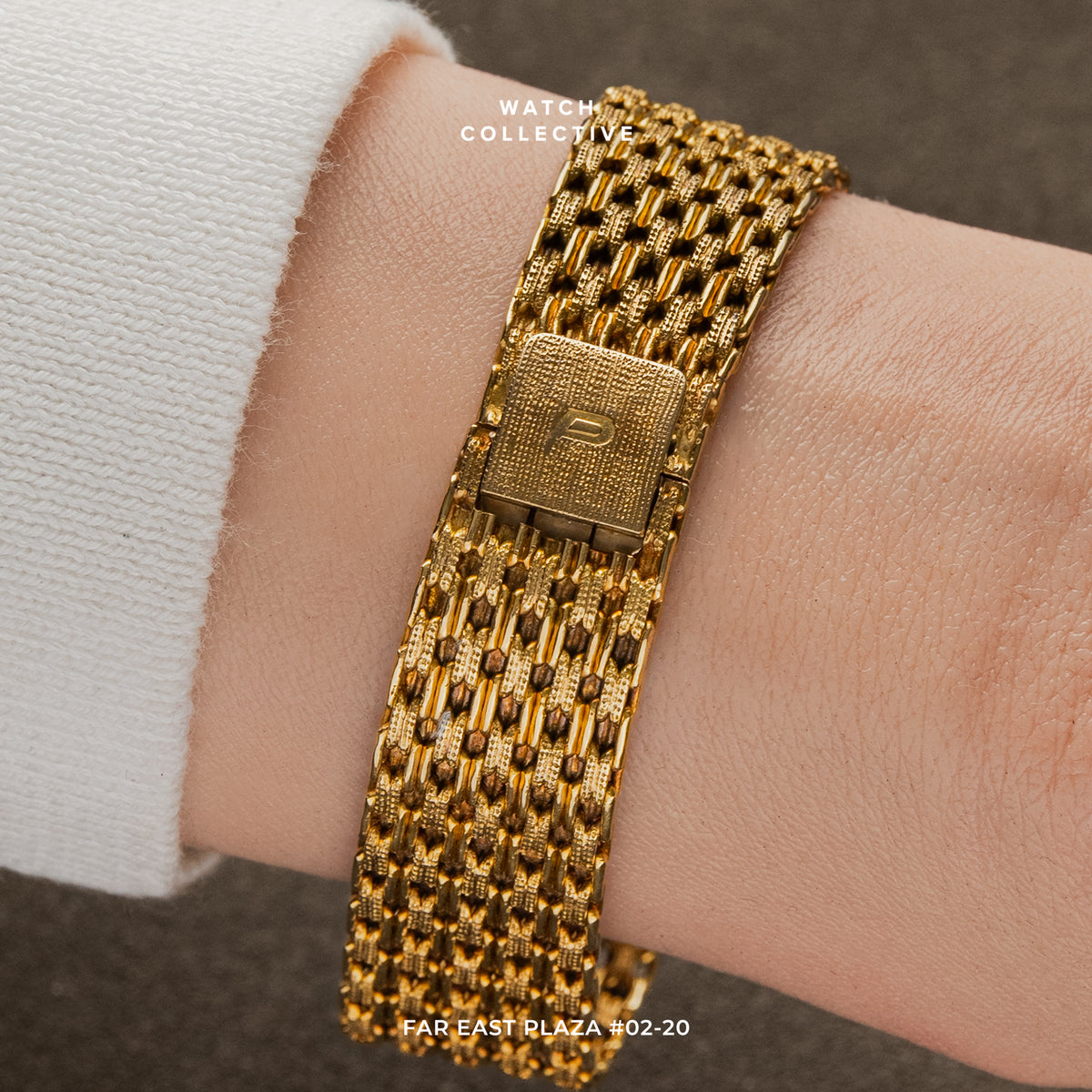 Piaget Rare Jade dial 18K Yellow Gold 24mm Manual Wind 9701N33