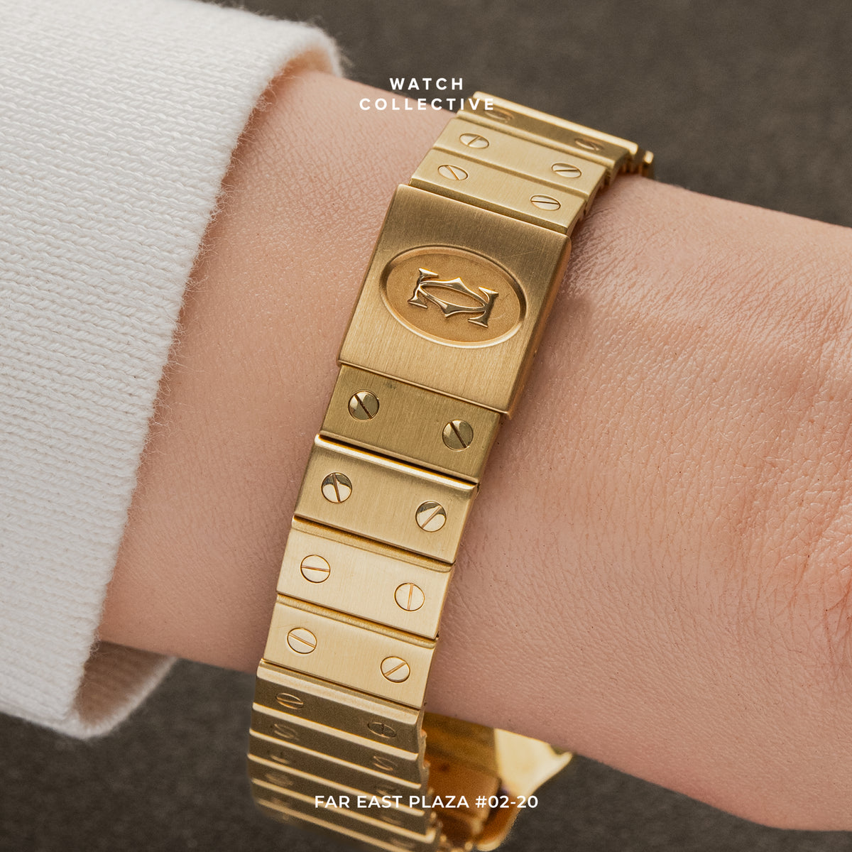 Cartier Santos de Cartier Carree 18K Yellow Gold 29mm Automatic 2960