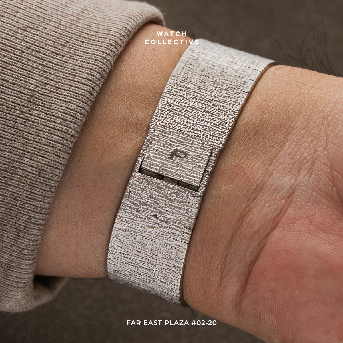 Piaget Vintage Square Lapis/Onyx 18K White Gold 20mm Manual 9775 A 6