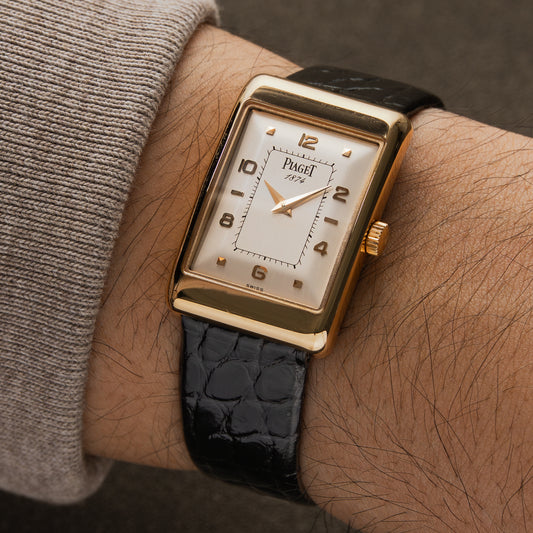 Piaget aL'Ancinne 18K Yellow Gold 24x35mm manual Wind 90952