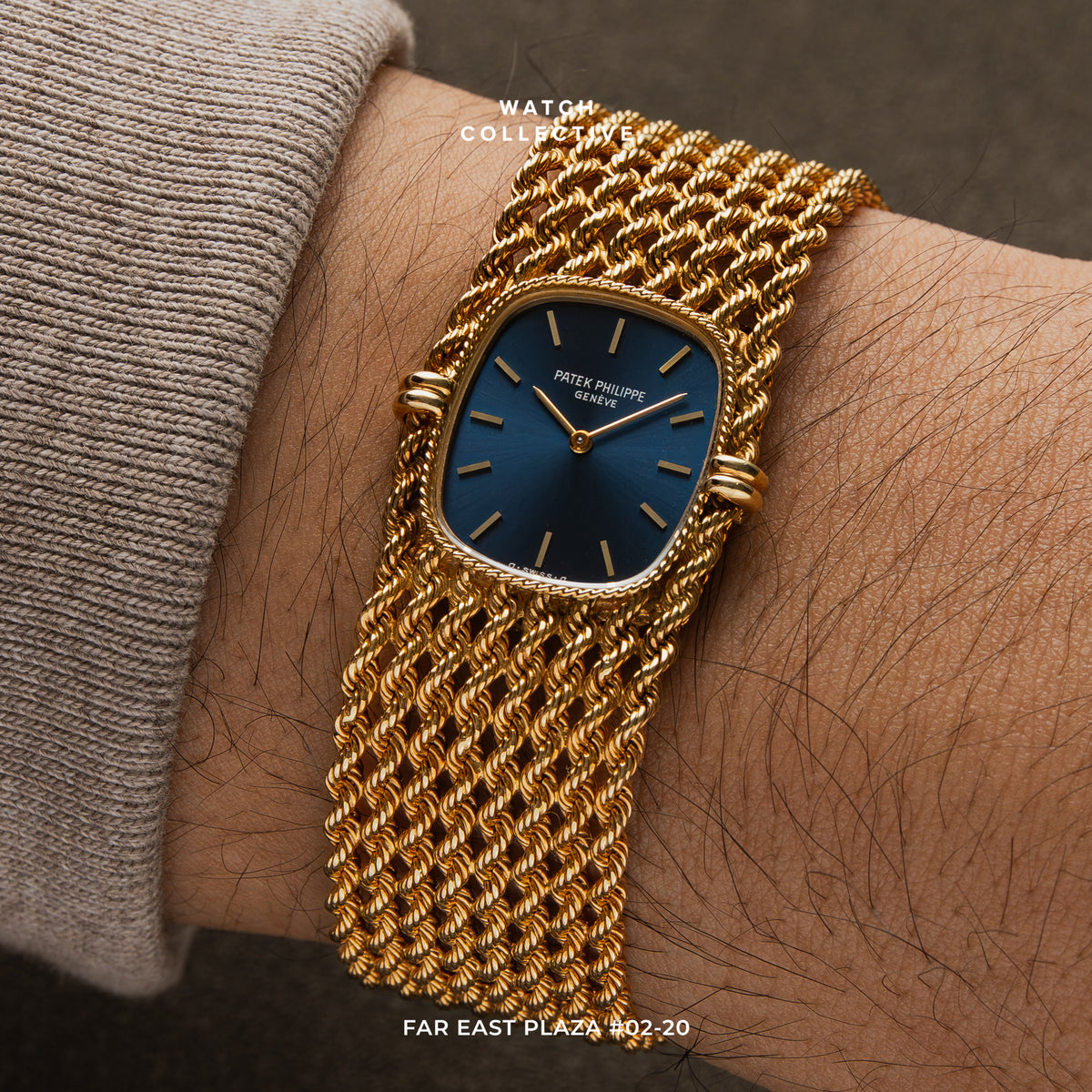 Patek Philippe Golden Ellipse 18K Yellow Gold 22x25mm Manual Wind 4266/2