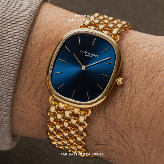 Patek Philippe Golden Ellipse 18K Yellow Gold 31x35mm Automatic 3738