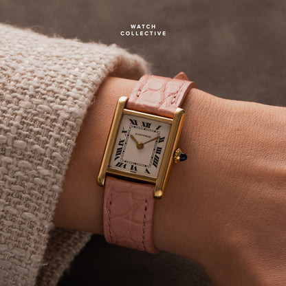 Cartier Tank Louis Small Paris Dial 18k yellow gold manual 20mm