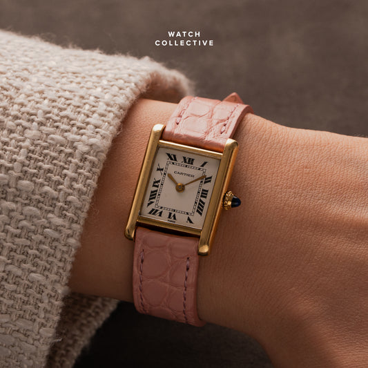 Cartier Tank Louis Small Paris Dial 18k yellow gold manual 20mm