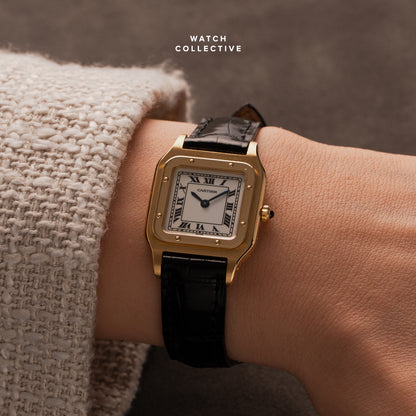 Cartier Santos Dumont Extra Plate 18k Yellow Gold 23mm Manual 96053