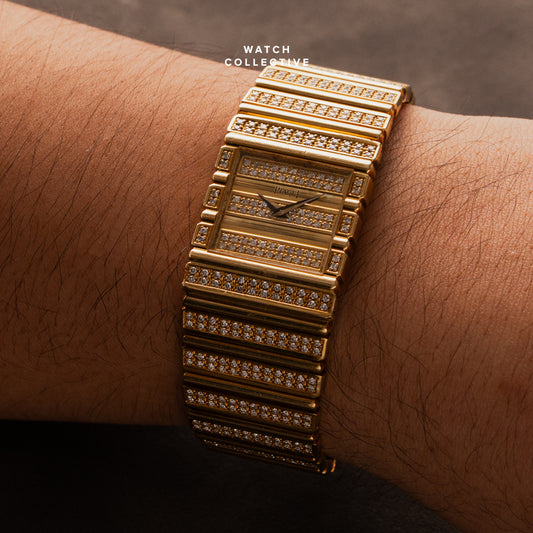 Piaget Polo Square 18k Yellow Gold 25mm Quartz 71311 C725