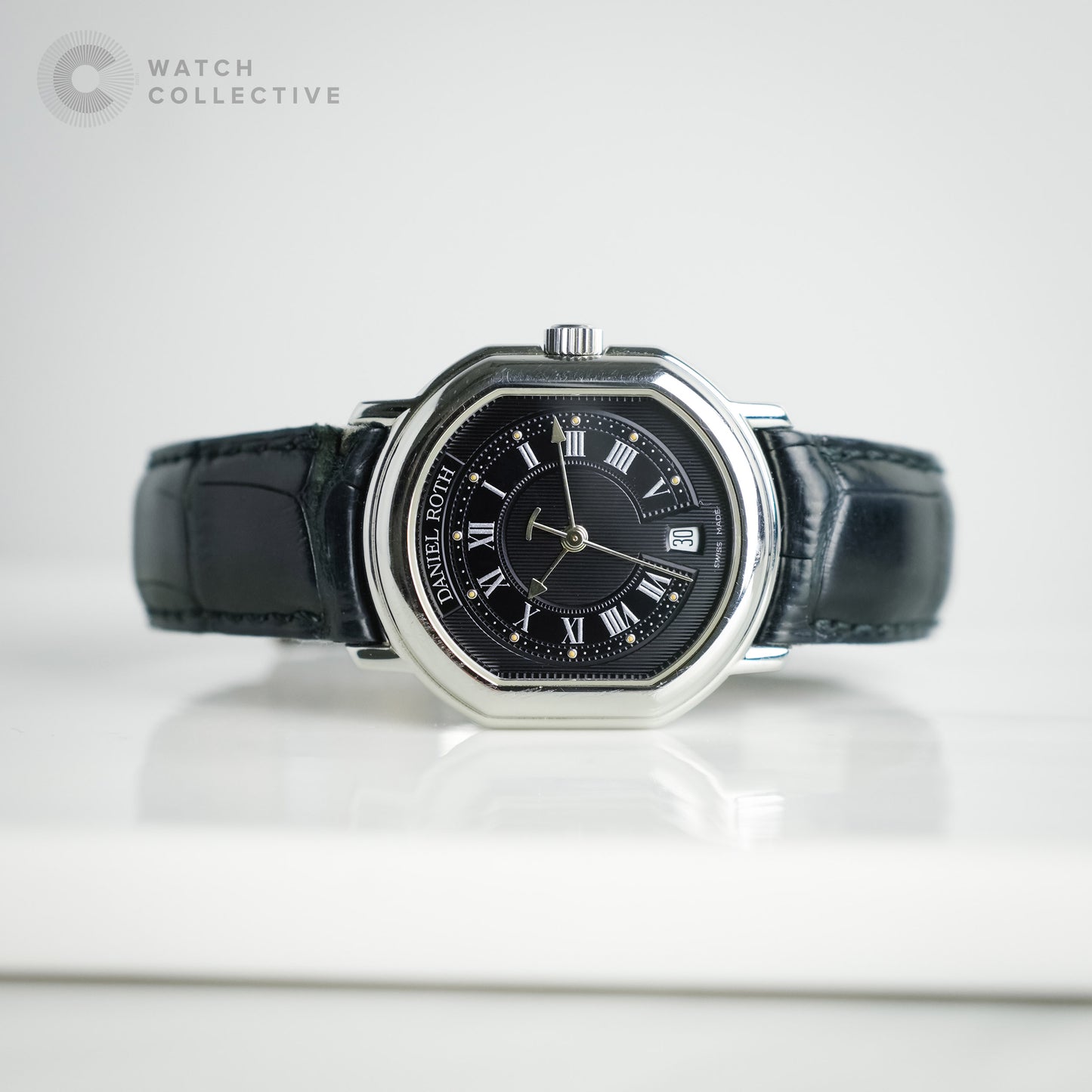 Daniel Roth Stainless steel automatic 36mm leather strap 176