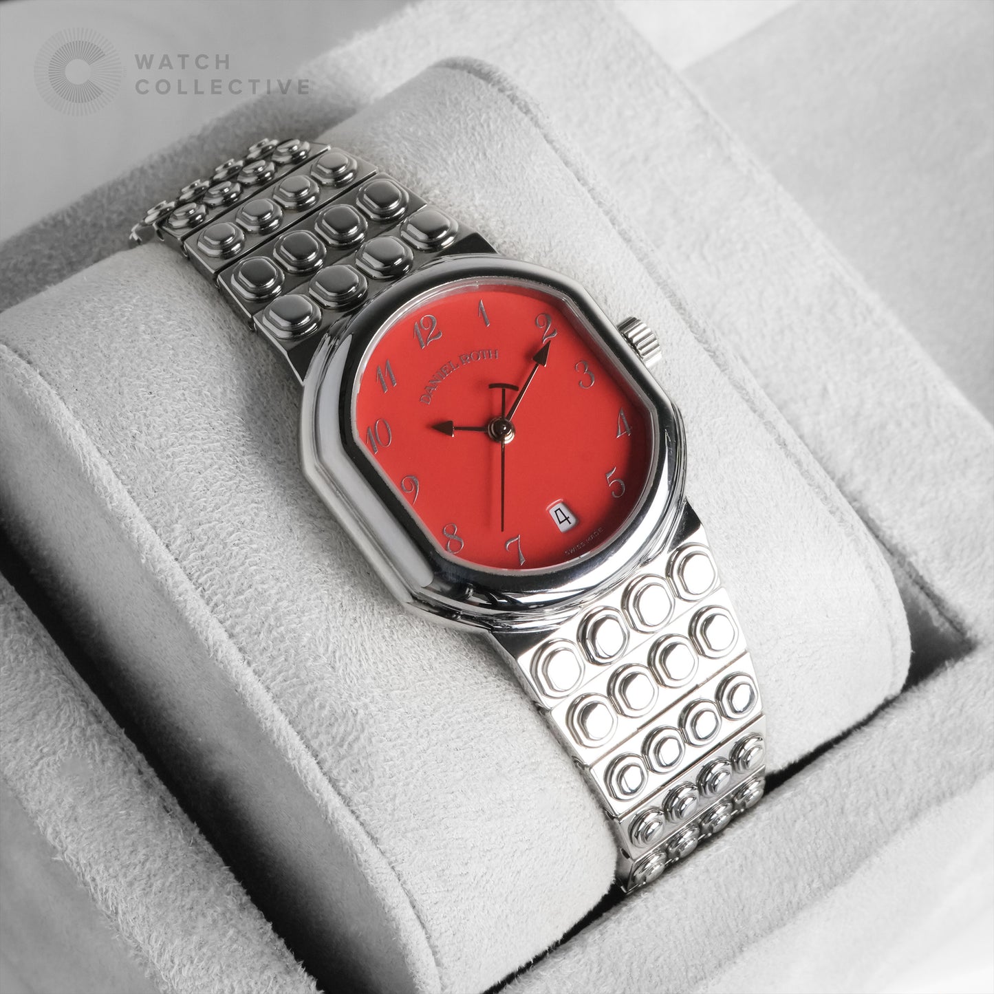 Daniel Roth Automatic Date Coral Dial 177.J.10.506.B1.BD | Complete Set