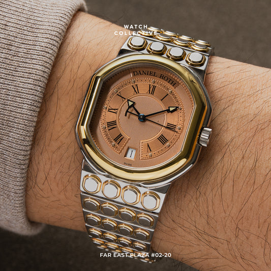 Daniel Roth Le Sentier two tone salmon dial 35.5mm automatic
