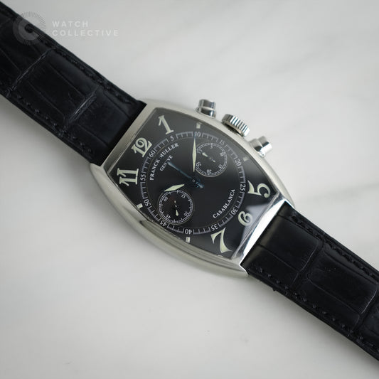 Franck Muller Casablanca Chronograph stainless steel 32x45mm manual 5850 C CC