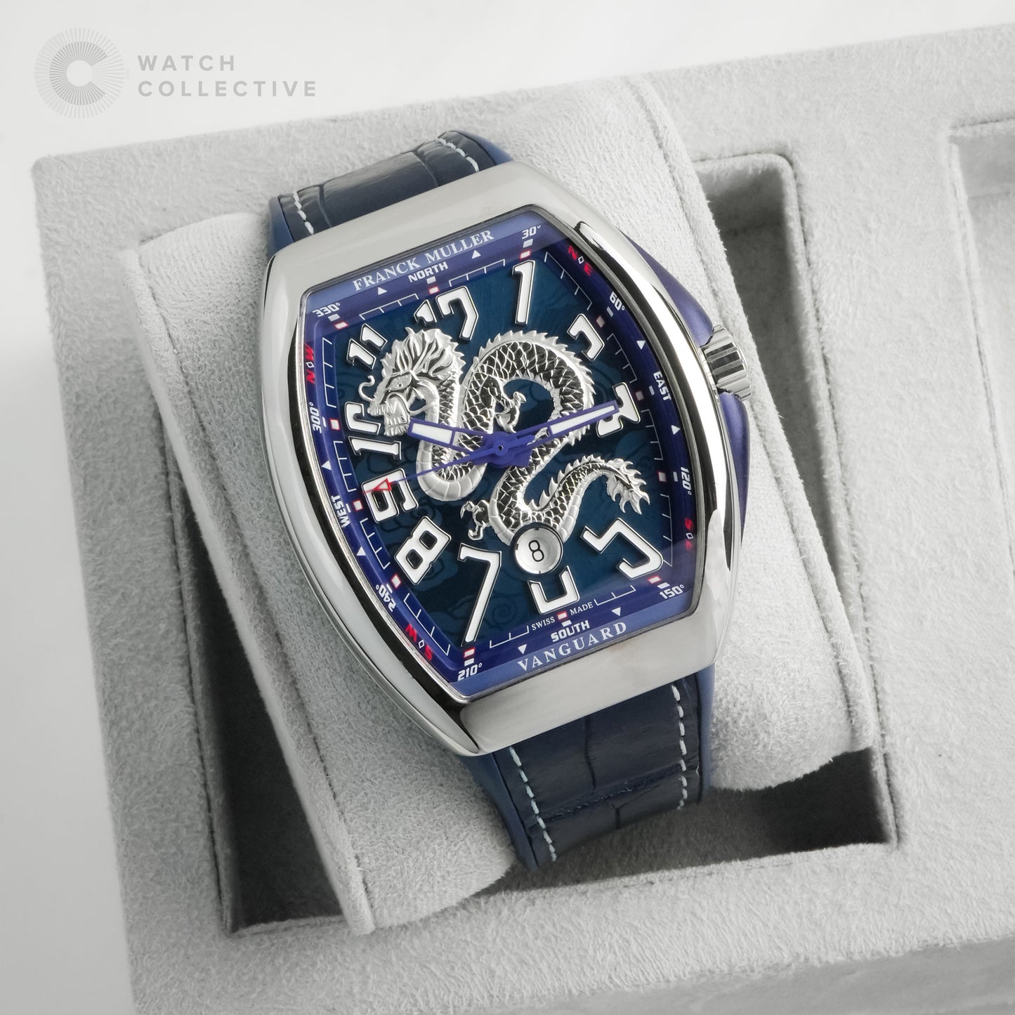 Franck Muller Vanguard 45 Dragon King Blue Dial | Limited edition of 188 pieces