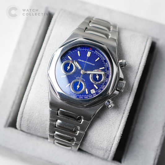 Girard Perregaux Laureato Olimpico 8017 Chronograph Blue Dial | Limited Edition 999 pieces