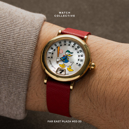 Gerald Genta Jumping Hour 18K Yellow gold 34mm automatic