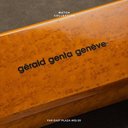 Gerald Genta Jumping Hour 18K Yellow gold 34mm automatic