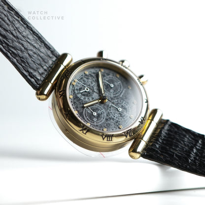 Gerald Genta Yellow Gold Meteorite Dial Chronograph | Manual Winding