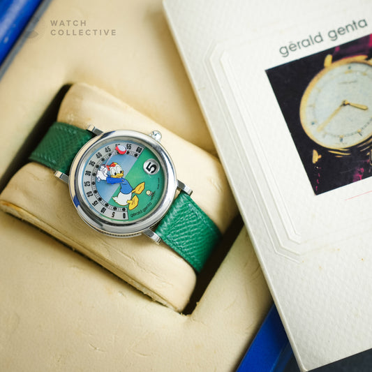 Gerald Genta Retro Fantasy Donald Duck Golfer 34mm automatic G3612