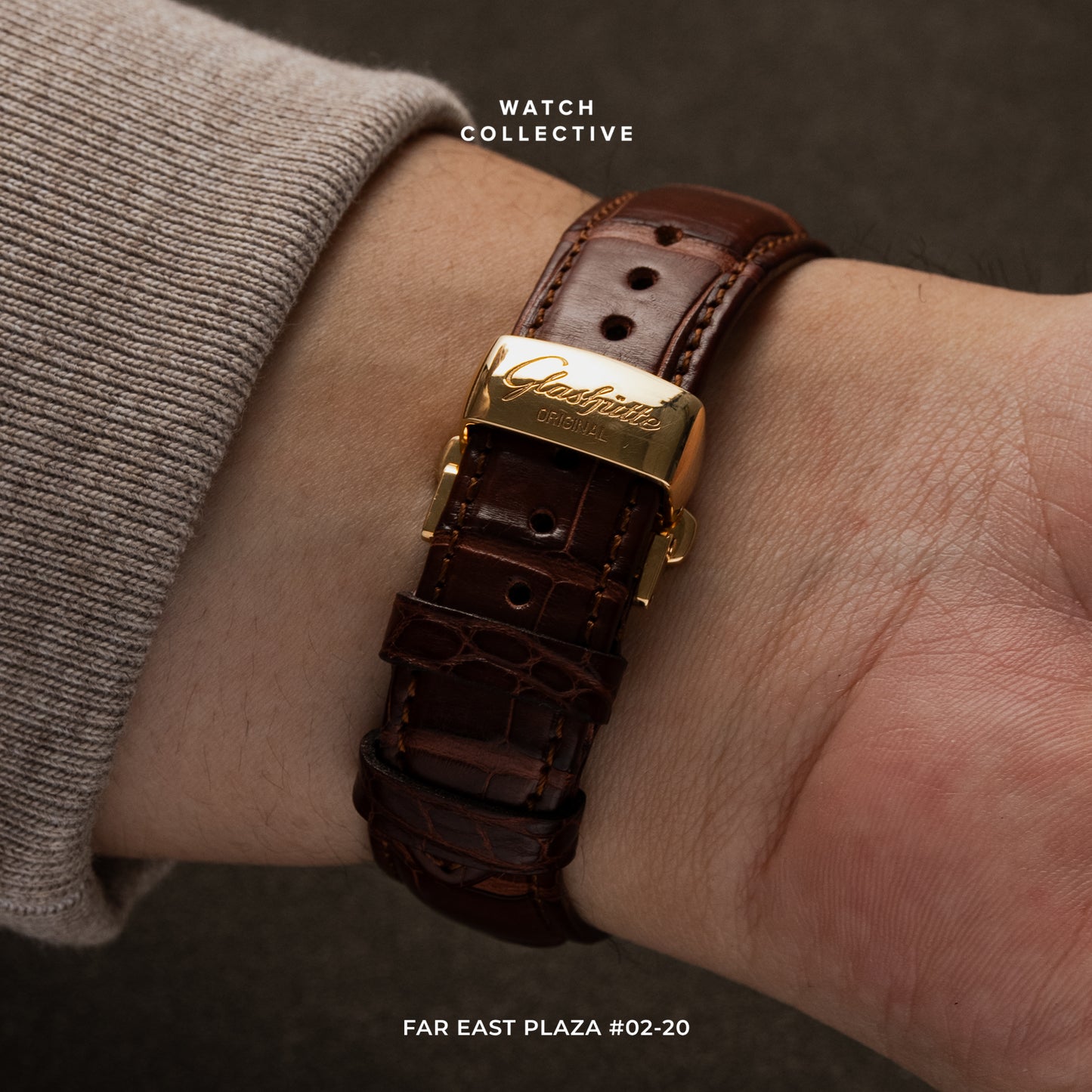 Glashütte Le Ming Dragon 18k Yellow gold 38mm automatic