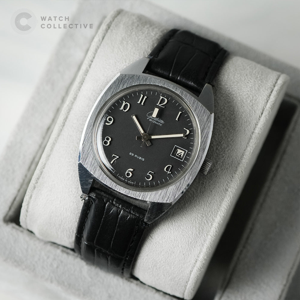 Glashütte Vintage Spezimatic Black Dial Automatic 483250
