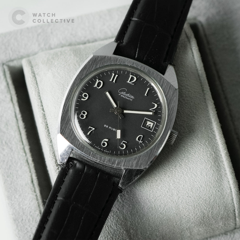 Glashütte Vintage Spezimatic Black Dial Automatic 483250
