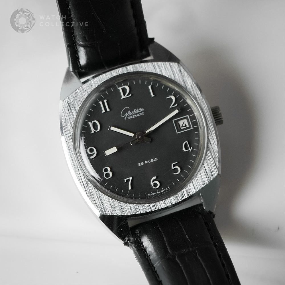 Glashütte Vintage Spezimatic Black Dial Automatic 483250