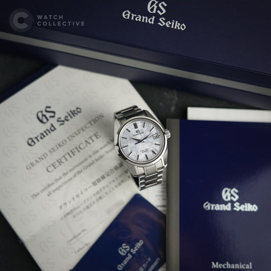 Grand Seiko Heritage Snowcape Hi-Beat SLGH013 | Complete Set