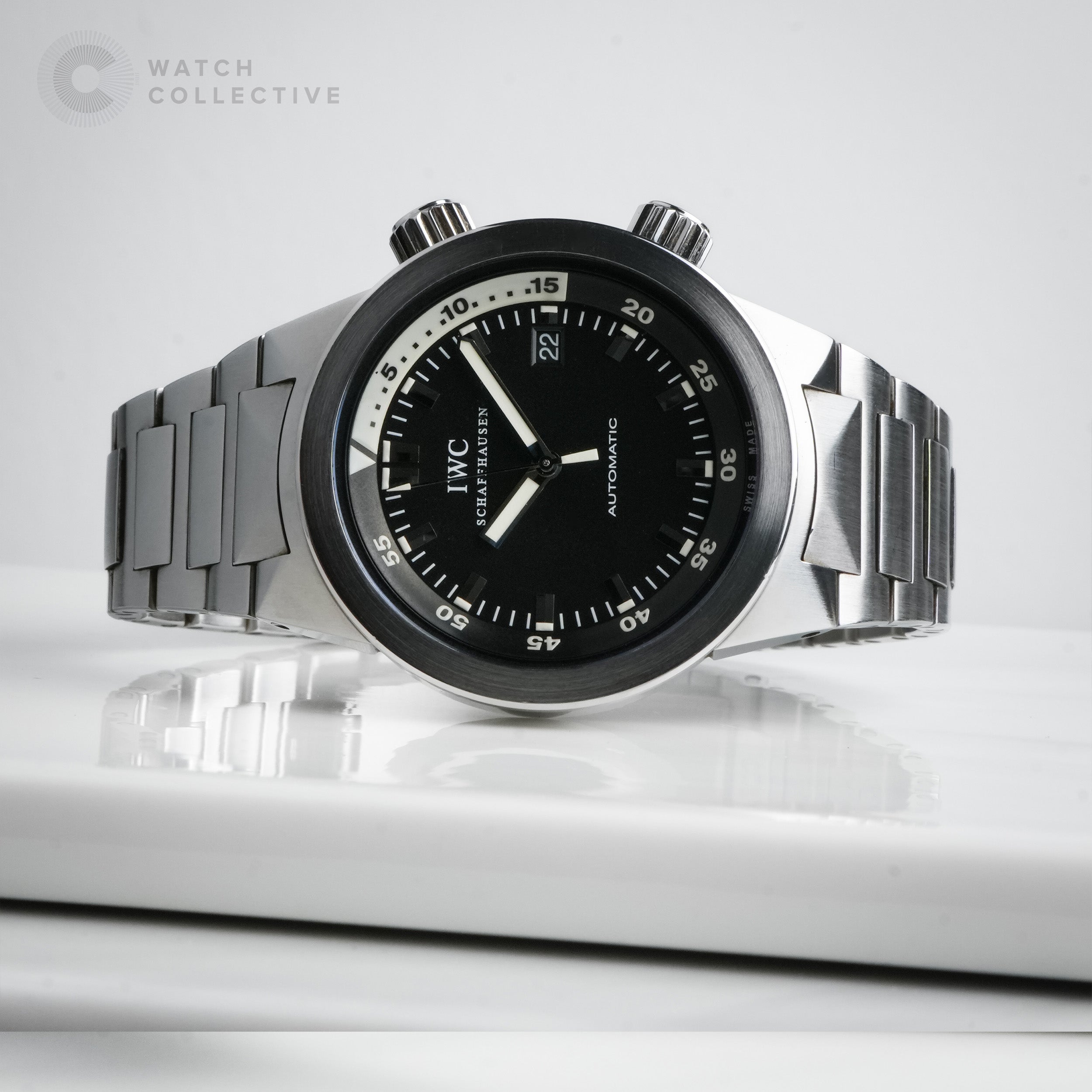 Iwc aquatimer black best sale