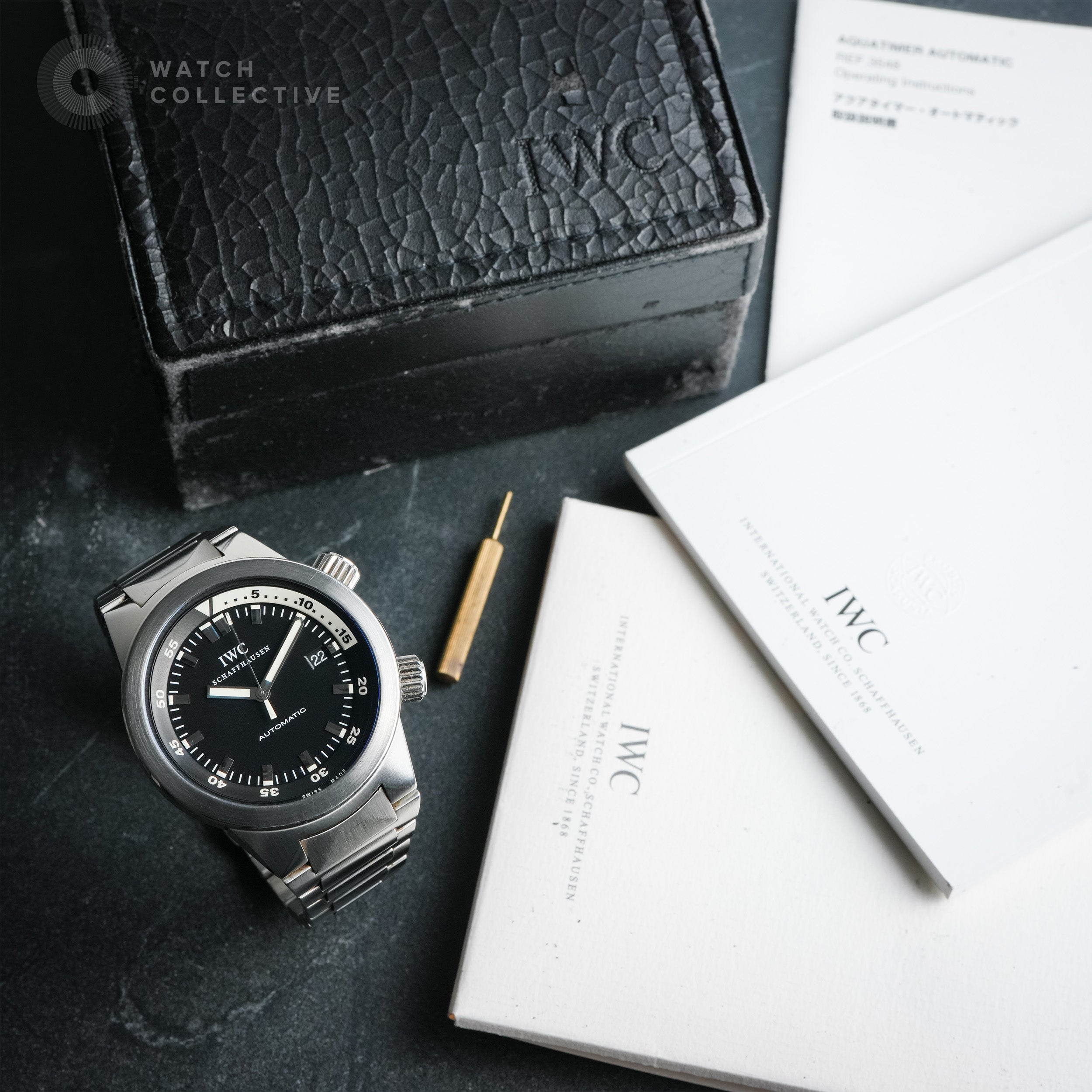 IWC | Aquatimer Automatic Black Dial IW354805 | Watch Collective