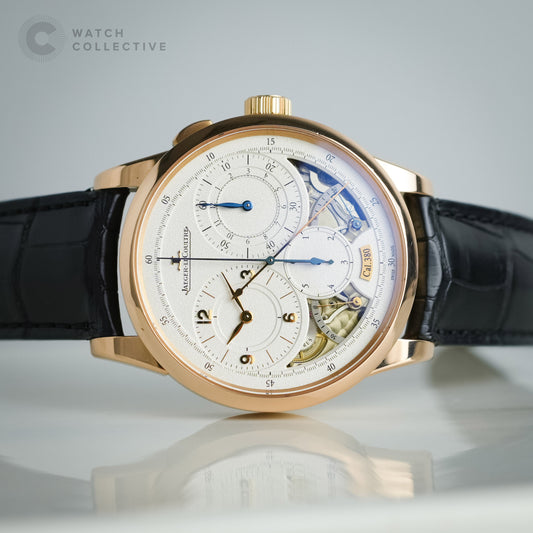 Jaeger-LeCoultre Duometre Rose Gold manual 42mm Q6012521 Complete Set