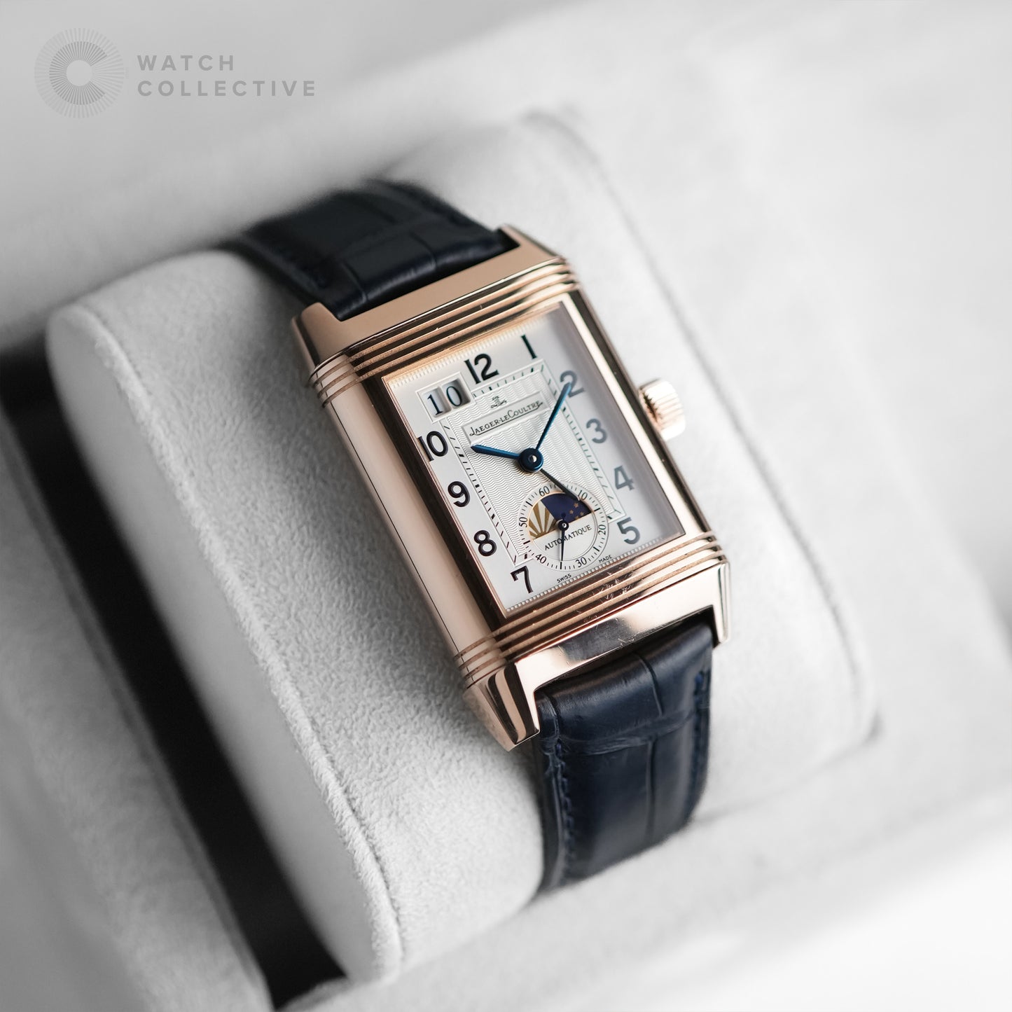 Jaeger-LeCoultre Grande Reverso Calendar Moon Rose Gold Q3032420 | Complete Set