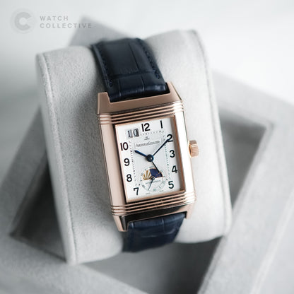 Jaeger-LeCoultre Grande Reverso Calendar Moon Rose Gold Q3032420 | Complete Set