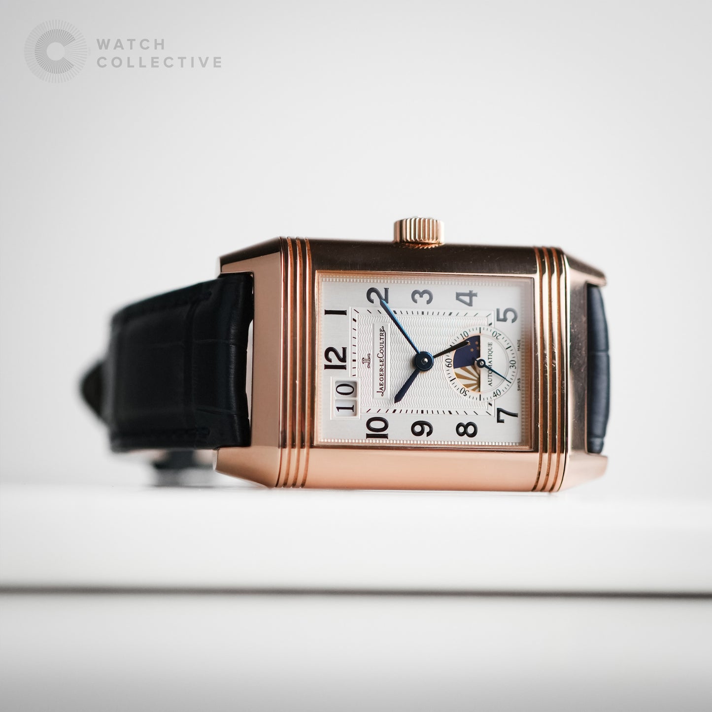 Jaeger-LeCoultre Grande Reverso Calendar Moon Rose Gold Q3032420 | Complete Set