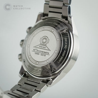 Jaeger-LeCoultre Polaris Date Limited edition Stainless steel alarm wristwatch with date and bracelet 842.8.96
