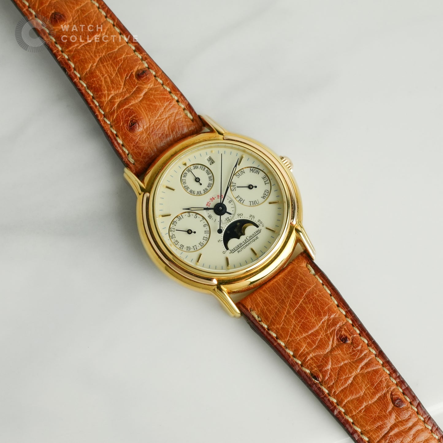 Jaeger-LeCoultre Quantime Perpetual 18K Yellow gold 35mm automatic