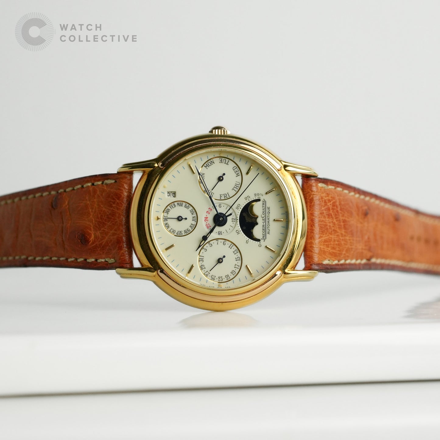 Jaeger-LeCoultre Quantime Perpetual 18K Yellow gold 35mm automatic