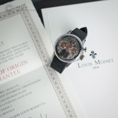 Louis Moinet Memoris Spirit Titanium case 40mm automatic LM84.20.50