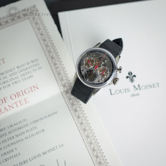 Louis Moinet Memoris Spirit Titanium case 40mm automatic LM84.20.50