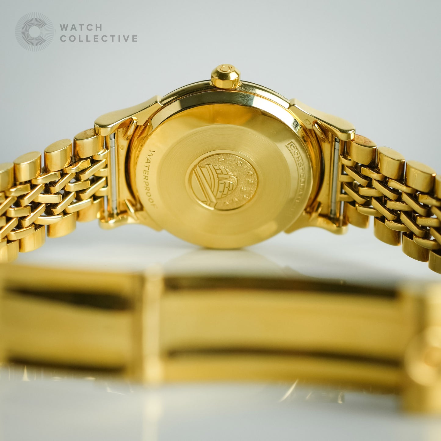 Omega Constellation 18k Yellow Gold with bracelet 35mm automatic 2852/2853